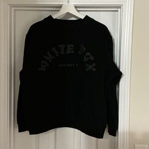 White Fox Boutique Black Sweater S/M